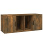 Mobile TV Rovere Fumo 100x35x40 cm in Legno Multistrato Mobile TV Rovere Fumo 100x35x40 cm in Legno Multistrato