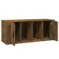 Mobile TV Rovere Fumo 100x35x40 cm in Legno Multistrato Mobile TV Rovere Fumo 100x35x40 cm in Legno Multistrato