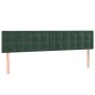 vidaXL Testiera 2 pz Verde scuro 90x5x78/88 cm in Velluto vidaXL Testiera 2 pz Verde scuro 90x5x78/88 cm in Velluto