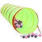 vidaXL Tunnel da Gioco per Bambini 250 Palline Verde 175 cm Poliestere vidaXL Tunnel da Gioco per Bambini 250 Palline Verde 175 cm Poliestere