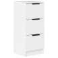 Credenza Bianca 30x30x70 cm in Legno Multistrato Credenza Bianca 30x30x70 cm in Legno Multistrato