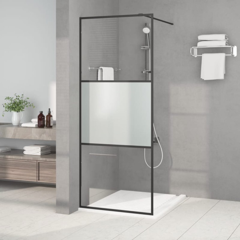 vidaXL Parete Doccia Walk in 80x195 cm Vetro Semi Smerigliato ESG vidaXL Parete Doccia Walk in 80x195 cm Vetro Semi Smerigliato ESG