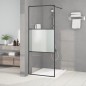 vidaXL Parete Doccia Walk in 80x195 cm Vetro Semi Smerigliato ESG vidaXL Parete Doccia Walk in 80x195 cm Vetro Semi Smerigliato ESG