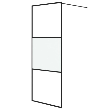 vidaXL Parete Doccia Walk in 80x195 cm Vetro Semi Smerigliato ESG