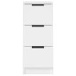 Credenza Bianca 30x30x70 cm in Legno Multistrato Credenza Bianca 30x30x70 cm in Legno Multistrato