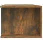 vidaXL Mobile Porta TV con Luci LED Rovere Fumo 135x39x30 cm vidaXL Mobile Porta TV con Luci LED Rovere Fumo 135x39x30 cm