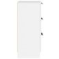 Credenza Bianca 30x30x70 cm in Legno Multistrato Credenza Bianca 30x30x70 cm in Legno Multistrato