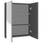 vidaXL Armadietto a Specchio per Bagno 60x15x75 cm MDF Antracite vidaXL Armadietto a Specchio per Bagno 60x15x75 cm MDF Antracite