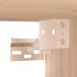 Pensili 2 pz 80x30x30 cm in Legno Massello di Pino