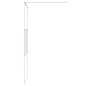 vidaXL Parete Doccia Walk in Bianca 115x195 cm Vetro Trasparente ESG vidaXL Parete Doccia Walk in Bianca 115x195 cm Vetro Trasparente ESG