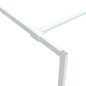 vidaXL Parete Doccia Walk in Bianca 115x195 cm Vetro Trasparente ESG vidaXL Parete Doccia Walk in Bianca 115x195 cm Vetro Trasparente ESG