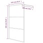 vidaXL Parete Doccia Walk in Bianca 115x195 cm Vetro Trasparente ESG vidaXL Parete Doccia Walk in Bianca 115x195 cm Vetro Trasparente ESG