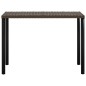 vidaXL Set Mobili 5 Pz Divano a L con Cuscini in Polyrattan Marrone vidaXL Set Mobili 5 Pz Divano a L con Cuscini in Polyrattan Marrone