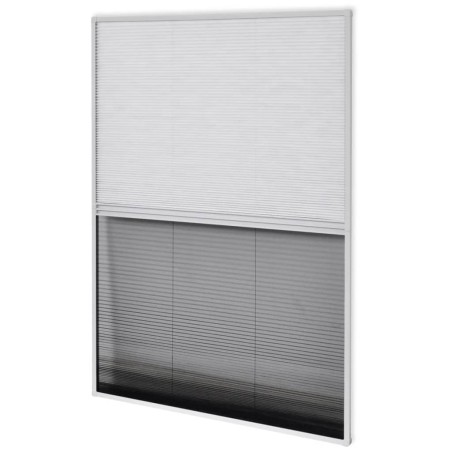 vidaXL Zanzariera Plissettata in Alluminio 60x80 cm con Tendina 