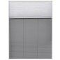 vidaXL Zanzariera Plissettata in Alluminio 60x80 cm con Tendina 