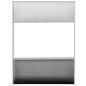 vidaXL Zanzariera Plissettata in Alluminio 60x80 cm con Tendina 