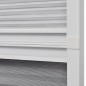 vidaXL Zanzariera Plissettata in Alluminio 60x80 cm con Tendina 