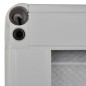 vidaXL Zanzariera Plissettata in Alluminio 60x80 cm con Tendina 