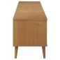 Mobile TV MOLDE Marrone 158x40x49 cm in Legno Massello di Pino Mobile TV MOLDE Marrone 158x40x49 cm in Legno Massello di Pino