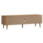 Mobile TV MOLDE Marrone 158x40x49 cm in Legno Massello di Pino Mobile TV MOLDE Marrone 158x40x49 cm in Legno Massello di Pino