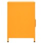 vidaXL Comodino Giallo Senape 35x35x51 cm in Acciaio vidaXL Comodino Giallo Senape 35x35x51 cm in Acciaio