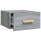 vidaXL Comodino a Muro Grigio Sonoma 35x35x20 cm vidaXL Comodino a Muro Grigio Sonoma 35x35x20 cm