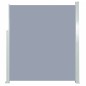 vidaXL Tenda Laterale Retrattile per Patio 160x500 cm Grigia vidaXL Tenda Laterale Retrattile per Patio 160x500 cm Grigia