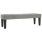 vidaXL Panca Grigio Chiaro 100x30x30 cm in Velluto vidaXL Panca Grigio Chiaro 100x30x30 cm in Velluto