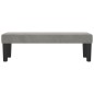 vidaXL Panca Grigio Chiaro 100x30x30 cm in Velluto vidaXL Panca Grigio Chiaro 100x30x30 cm in Velluto