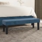 vidaXL Panca Blu Scuro 100x30x30 cm in Velluto vidaXL Panca Blu Scuro 100x30x30 cm in Velluto