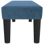 vidaXL Panca Blu Scuro 100x30x30 cm in Velluto vidaXL Panca Blu Scuro 100x30x30 cm in Velluto