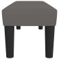 vidaXL Panca Grigia 100x30x30 cm in Similpelle