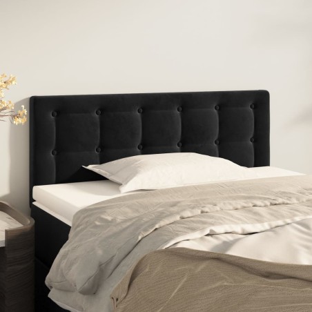 vidaXL Testiera Nera 80x5x78/88 cm in Velluto 