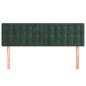 vidaXL Testiere 2 pz Verde Scuro 72x5x78/88 cm in Velluto vidaXL Testiere 2 pz Verde Scuro 72x5x78/88 cm in Velluto