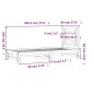 vidaXL Dormeuse Estraibile 2x(90x190) cm Legno Massello di Pino vidaXL Dormeuse Estraibile 2x(90x190) cm Legno Massello di Pino