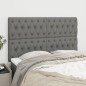 vidaXL Testiere 4 pz Grigio Scuro 72x5x78/88 cm in Tessuto vidaXL Testiere 4 pz Grigio Scuro 72x5x78/88 cm in Tessuto