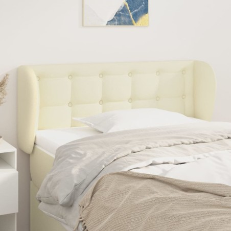 vidaXL Testiera ad Orecchio Crema 83x23x78/88 cm in Similpelle