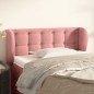 vidaXL Testiera ad Orecchio Rosa 83x23x78/88 cm in Velluto vidaXL Testiera ad Orecchio Rosa 83x23x78/88 cm in Velluto