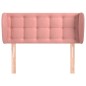 vidaXL Testiera ad Orecchio Rosa 83x23x78/88 cm in Velluto vidaXL Testiera ad Orecchio Rosa 83x23x78/88 cm in Velluto