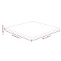 Piano Tavolo Quadrato Marrone Chiaro 60x60x2,5 Rovere Trattato