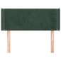 vidaXL Testiera ad Orecchio Verde Scuro 103x16x78/88 cm in Velluto vidaXL Testiera ad Orecchio Verde Scuro 103x16x78/88 cm in Velluto