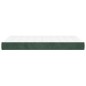 Materasso a Molle Verde Scuro 120x200x20 cm in Velluto Materasso a Molle Verde Scuro 120x200x20 cm in Velluto