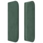 vidaXL Testiera ad Orecchio Verde Scuro 83x16x78/88 cm in Velluto vidaXL Testiera ad Orecchio Verde Scuro 83x16x78/88 cm in Velluto