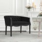 Panca Nera 98x56x69 cm in Velluto