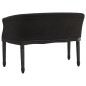 Panca Nera 98x56x69 cm in Velluto