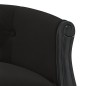 Panca Nera 98x56x69 cm in Velluto