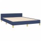 vidaXL Giroletto senza Materasso Blu 140x190 cm in Tessuto vidaXL Giroletto senza Materasso Blu 140x190 cm in Tessuto