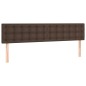vidaXL Giroletto a Molle con Materasso Marrone 160x200cm in Similpelle