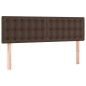 vidaXL Giroletto a Molle con Materasso Marrone 140x200cm in Similpelle