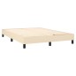 vidaXL Letto a Molle con Materasso e LED Crema 140x190 cm in Tessuto vidaXL Letto a Molle con Materasso e LED Crema 140x190 cm in Tessuto